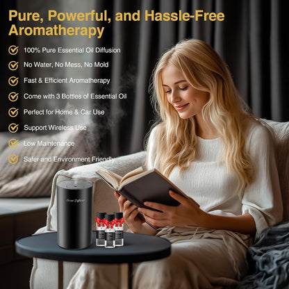 Waterless Essential Oil Diffuser Starter Kit