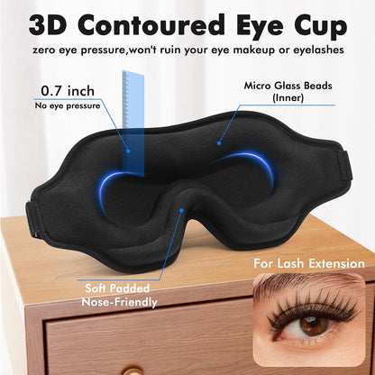 3D Weighted Sleep Eye Mask