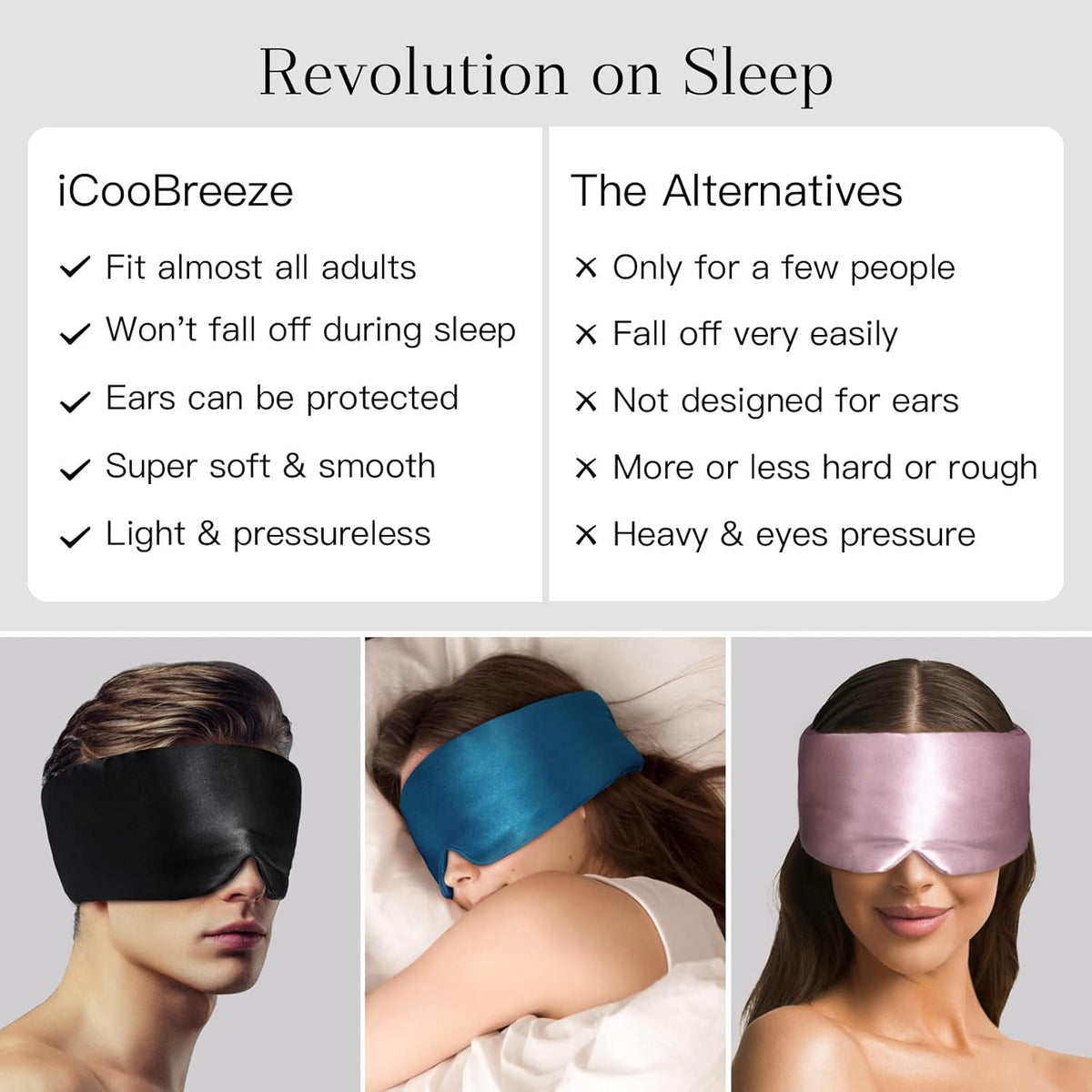 Natural Silk Sleep Eye Mask