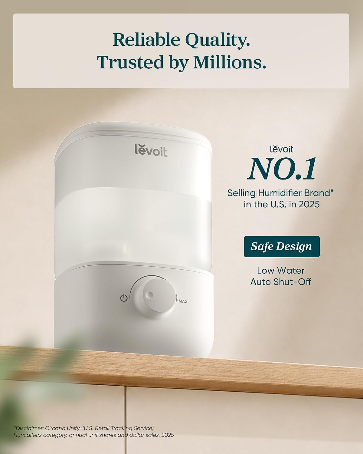Top Fill Cool Mist Humidifier