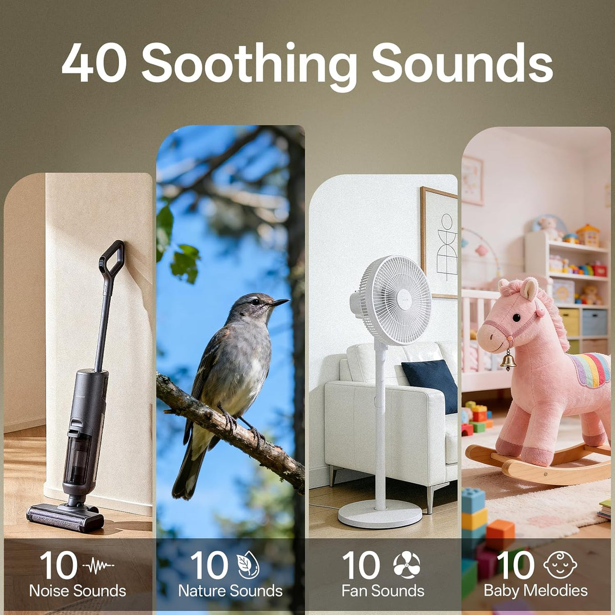 Sleep Sound Machine with Night Light