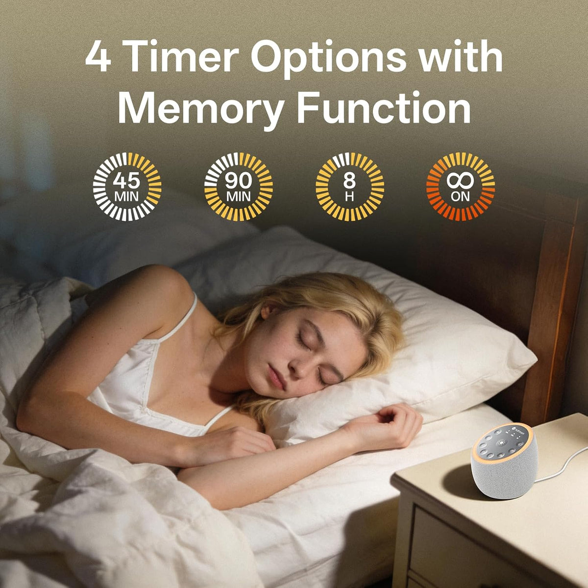 Sleep Sound Machine with Night Light
