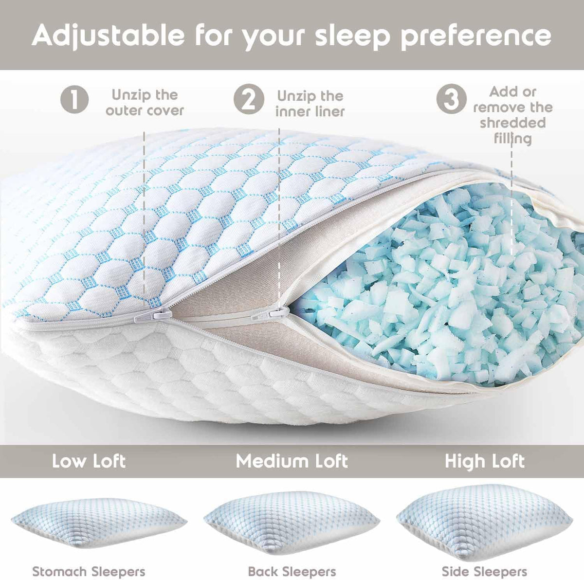 Cooling Memory Foam Pillow