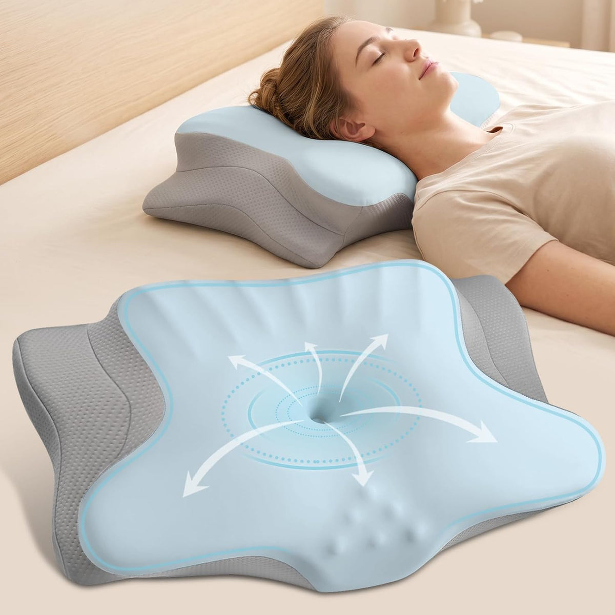 Cervical Memory Foam Pillow