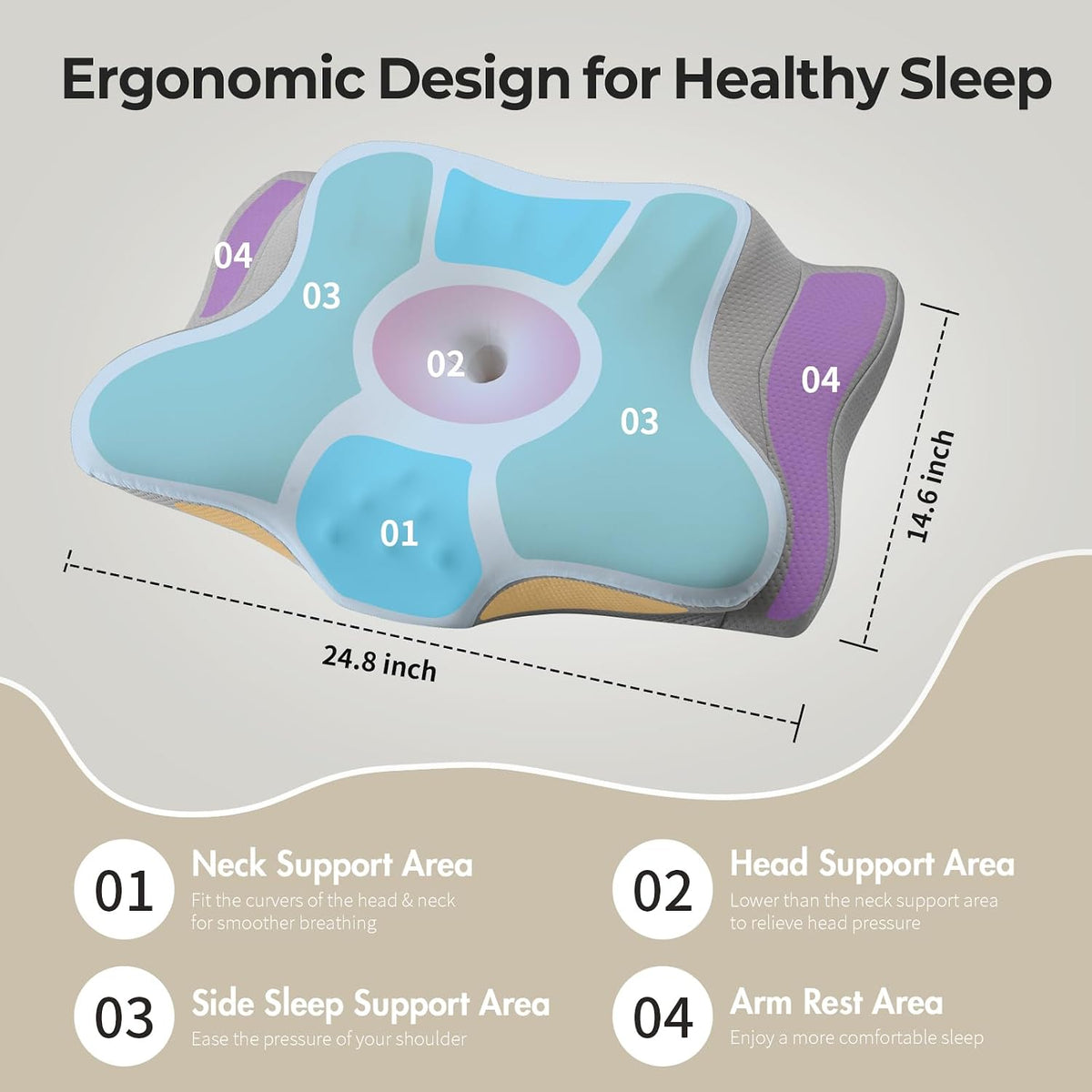 Cervical Memory Foam Pillow