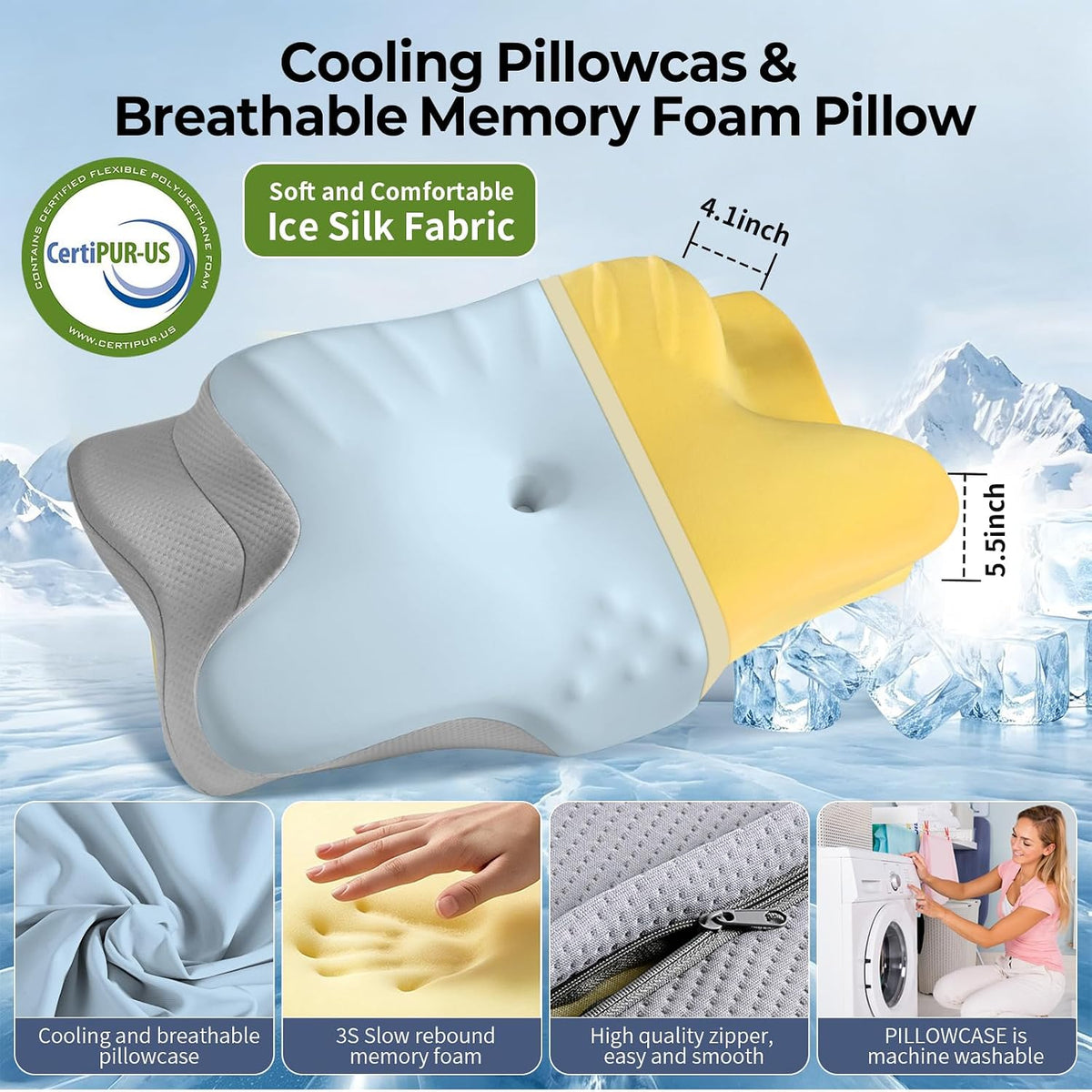 Cervical Memory Foam Pillow