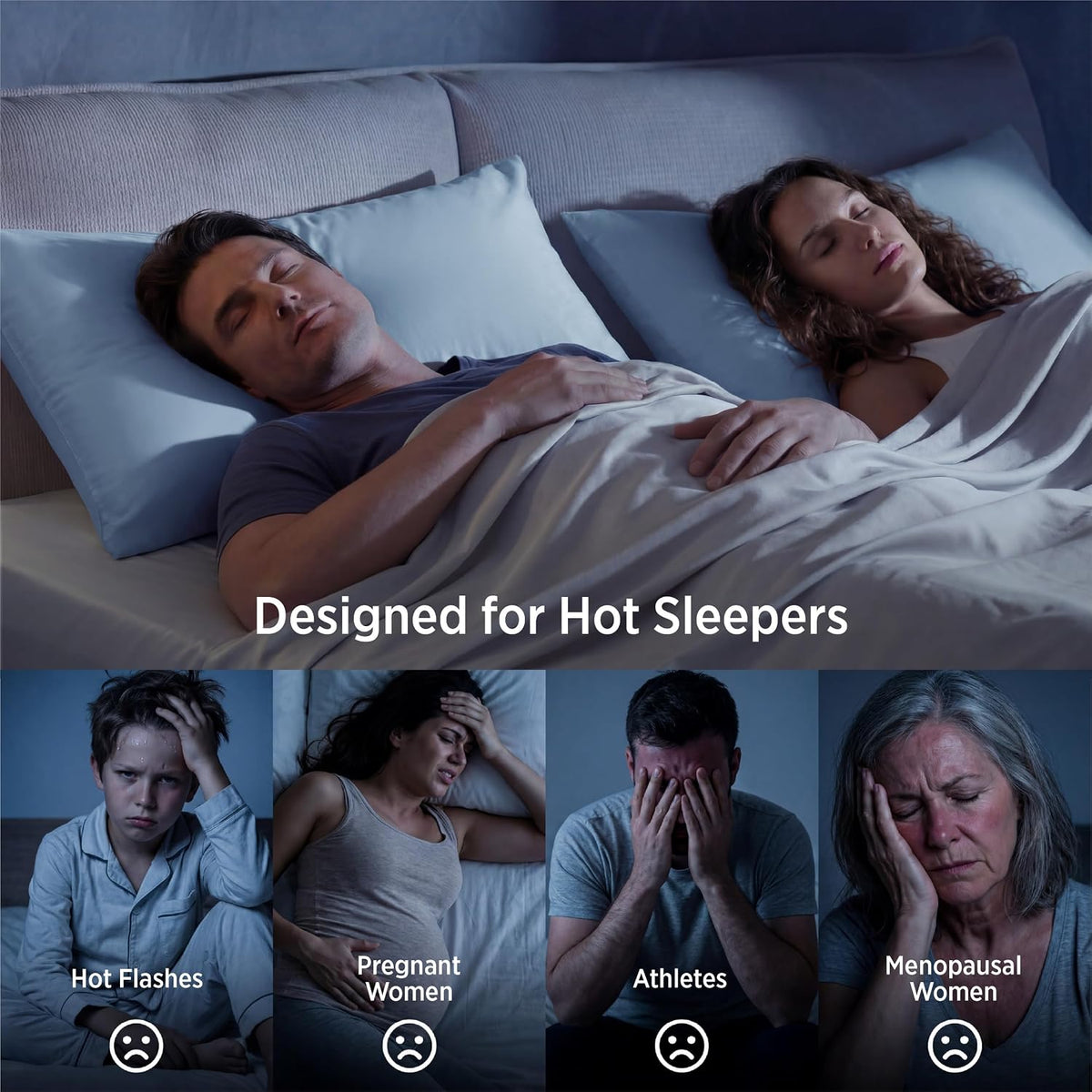 Cooling King Pillowcase Set